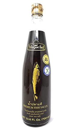 Megachef All Natural Premium Fish Sauce in New Improved Packaging (23.6 fl. oz. - 700 ml) (2 Bottles)