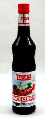 Toschi Amarena (Black Cherry) Cocktail Syrup 19 Fl. Oz Glass Bottle