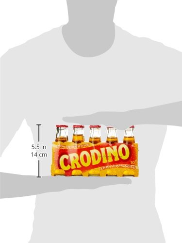 Crodino: non-alcoholic bitter aperitif, produced since 1964 - 10 x 100 ml - Beauty and Blossom
