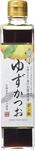 Shibanuma Premium Japanese Yuzu Ponzu Citrus and Bonito Seasoned Soy Sauce, Contains 8.2% Fresh Yuzu Citrus - 300ML