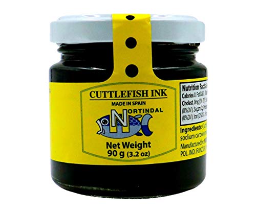 Nortindal Cuttlefish Ink/ Squid Ink Jar 3.2ounce