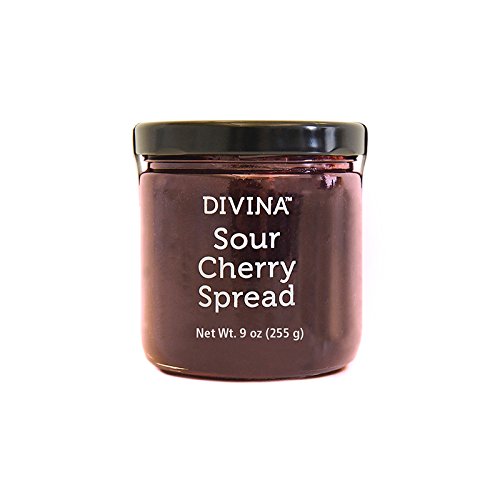 Divina Sour Cherry Spread, 9 Oz. (Case of 12) - Beauty and Blossom