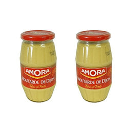 Amora Dijon Mustard Pack of 2 Large Jar by Amora