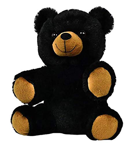 Record Your Own Plush 8 inch Stuffed Black Bear - Ready 2 Love in a Few Easy Steps - Beauty and Blossom