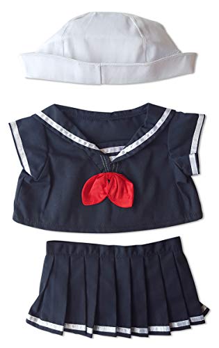 Sailor Girl Outfit Teddy Bear Clothes Fits Most 14" - 18" Build-a-bear and Make Your Own Stuffed Animals