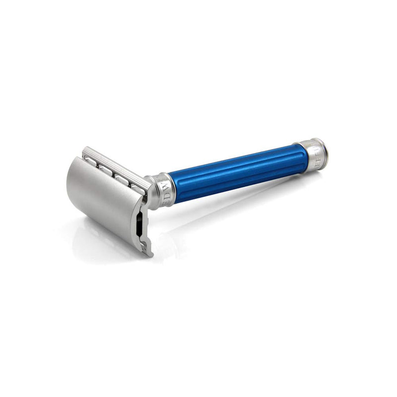 3ONE6 Stainless Steel Grooved Double Edge Safety Razor - Beauty and Blossom