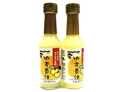Yamajirushi Yuzu Seasoning Base Juice, No Salt Added, All Natural 5.3 Fl Oz | Pack of 2