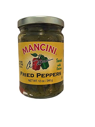 Mancini - Fried Peppers with Onions, (2)- 12 oz. Jars