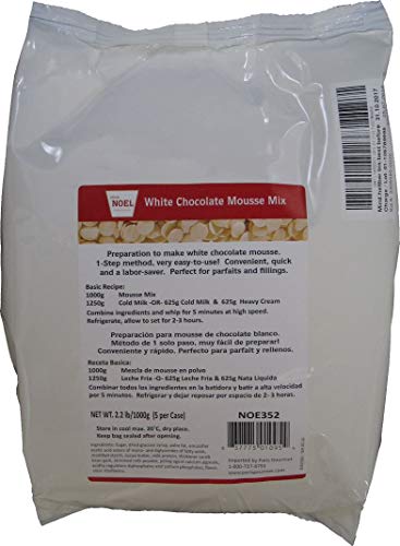 Cacao Noel White Chocolate Mousse Mix 2.2 Lbs