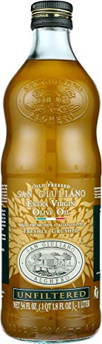 San Giuliano Freshly Stone Crushed Unfiltered Extra Virgin Olive Oil, 33.8-Ounce