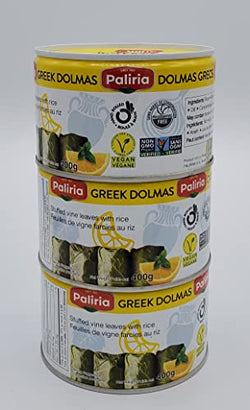 Palirria Greek Dolmas, 14 Ounce Cans (Pack of 3)