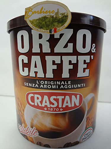 Crastan Orzo & Caffe Solubile - Instant Barley with Coffee Beverage - 2 pack - 4.23 oz. per can