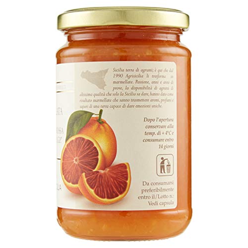 Sicilian Jam by Agrisicilia - Blood Orange Marmalade (12.7 ounce)