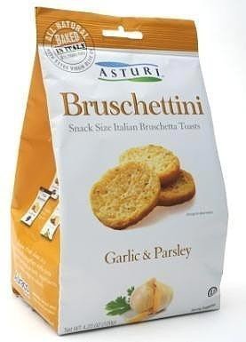 Asturi Garlic and Parsley Bruschettini (Case of 2) 4.23oz - Beauty and Blossom