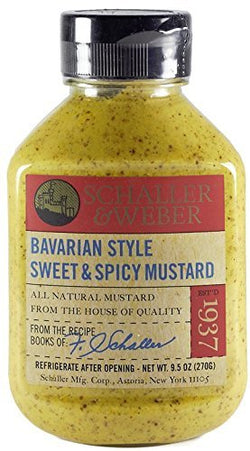 Schaller & Weber Bavarian Style Mustard, 9.5 Ounce