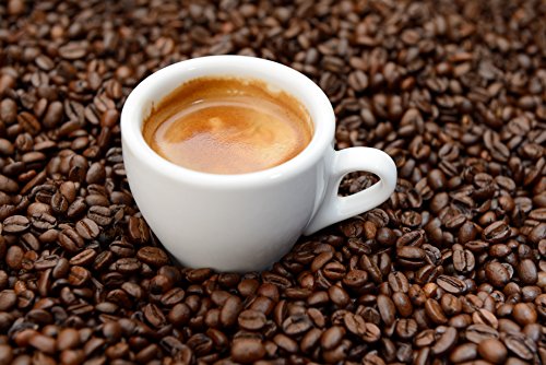 Saquella Bar Italia Slow Roasted Gourmet Italian Espresso "100% Arabica" Espresso Coffee Beans 1000G (2.2lb)