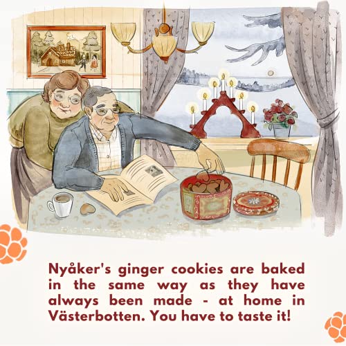 Nyaker Swedish Gingersnap Cookies Twin Sleeve, 10.6-ounces (Pack of 3: 31.8 ounces total)