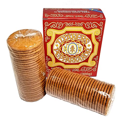 Nyaker Swedish Gingersnap Cookies Twin Sleeve, 10.6-ounces (Pack of 3: 31.8 ounces total)