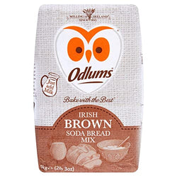 Odlums Irish Brown Soda Bread Mix Just add Milk 1kg Imported from Ireland
