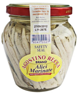 Agostino Recca - Italian White Anchovies, 7 Ounce. Jar