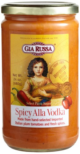 Gia Russa Spicy Alla Vodka Pasta Sauce, 24-Ounce Glass Jars (Pack of 3)