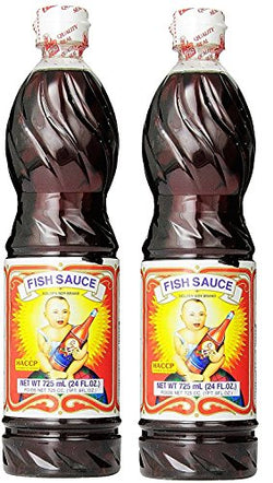 Golden Boy Fish Sauce, 24 OZ bottle, Pack of 2 - Beauty and Blossom