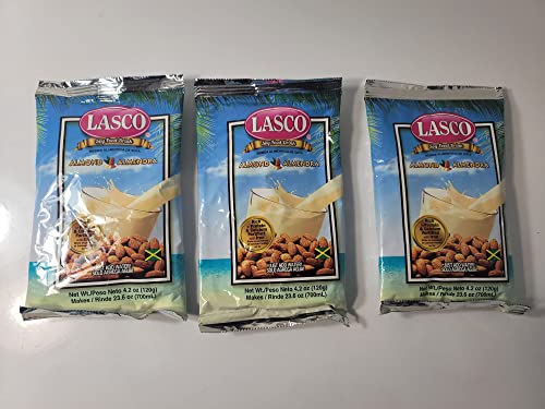 LASCO Soy Food Drink,pack of 3 Almond 4.2 oz each