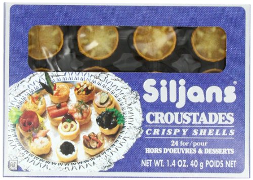 Siljans Croustades (Crispy Shells), 1.4-Ounce Boxes (Pack of 6)