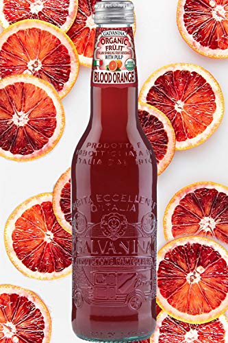 Galvanina - Premium Organic Italian Sparkling Fruit Beverage - 12 fl oz (6 Glass Bottles) - Beauty and Blossom