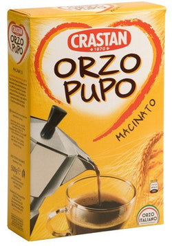 Crastan - Italian Roasted & Ground Barley [Orzo Pupo Macinato], (2)- 17.5 oz. Boxes