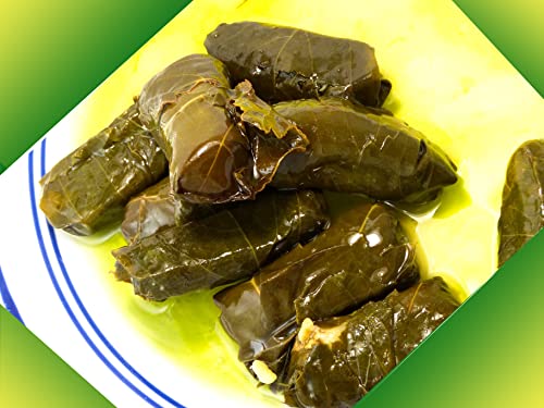Palirria Stuffed Vine Leaves Two Pack Greek Dolmas Ready to Eat Easy Open Cans