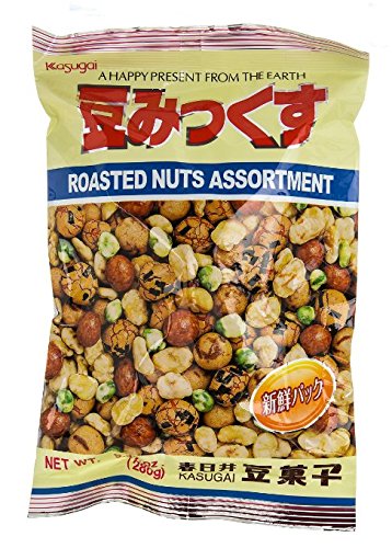 Japanese Kasugai Roasted Nuts Assortment 8oz, 2 Pack