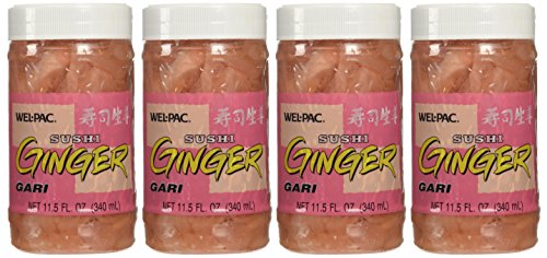 Welpac Sushi Ginger, 11-Ounce Bottle (Pack of 4)
