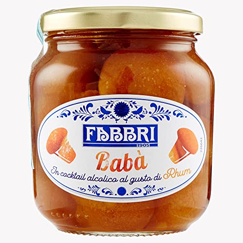 Fabbri Baba in Rhum Italian Baba Cakes in Rum 400 Gram - Beauty and Blossom