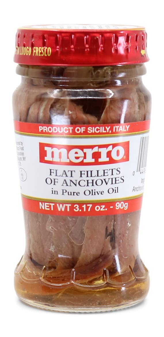 Merro Flat Fillets of Anchovies 90g - 4 Pack