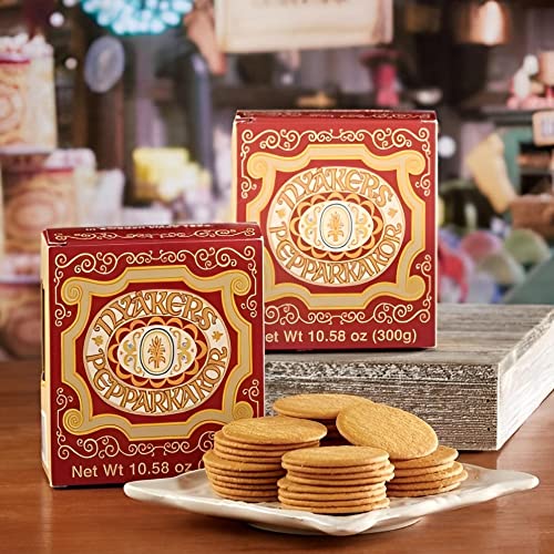 Nyaker Swedish Gingersnap Cookies Twin Sleeve, 10.6-ounces (Pack of 3: 31.8 ounces total)