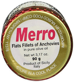 Flats Fillets of Anchovies in Pure Olive Oil by Merro