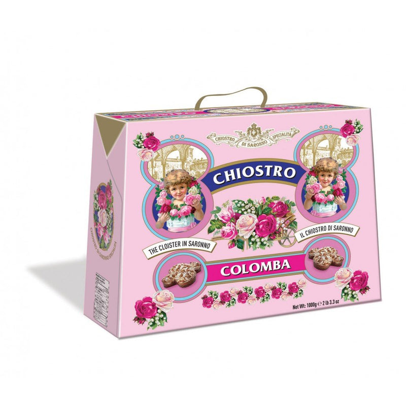 Chiostro di Saronno Classic Colomba di Pasqua Easter Dove Cake, 1000g, Italy