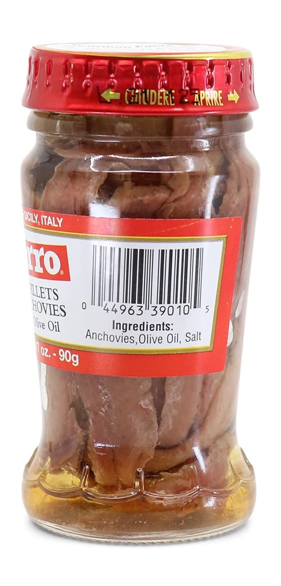 Merro Flat Fillets of Anchovies 90g - 4 Pack