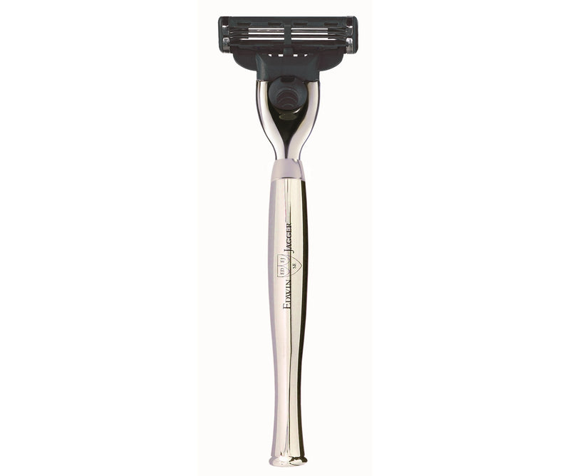 Edwin Jagger Gillette Mach3 Fitted Razor Chrome Plated - Beauty and Blossom