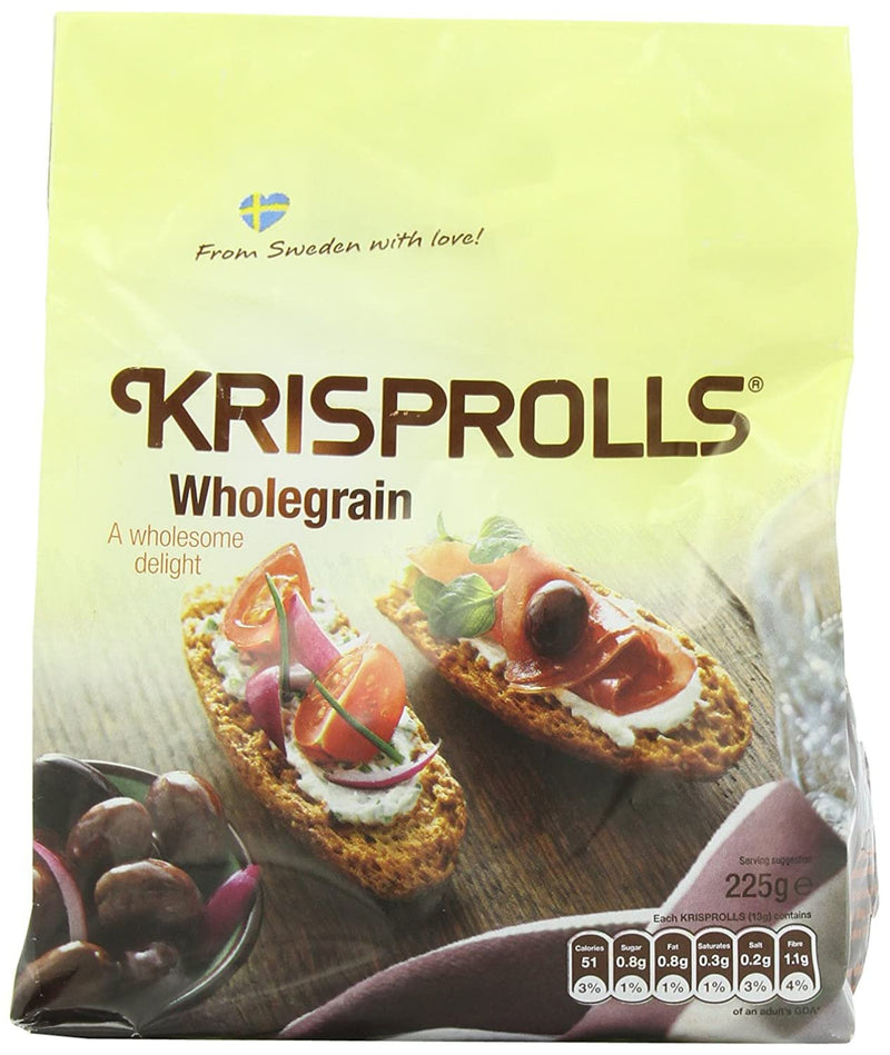 Pagen Original Wholegrain Wheat Krisprolls, 7.9-Ounce Packages (Pack of 5) - Beauty and Blossom